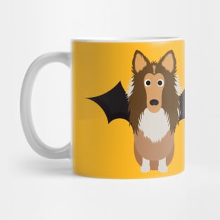 Rough Collie Halloween Fancy Dress Costume Mug